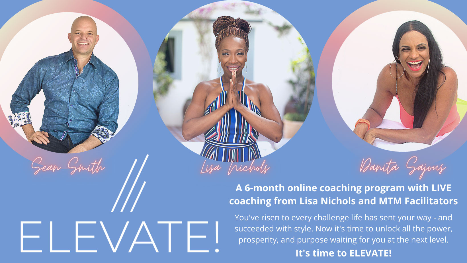 Elevate-Sales-Page-Header Elevate With Lisa Nichols